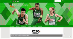 Desktop Screenshot of hp.athleticsireland.ie